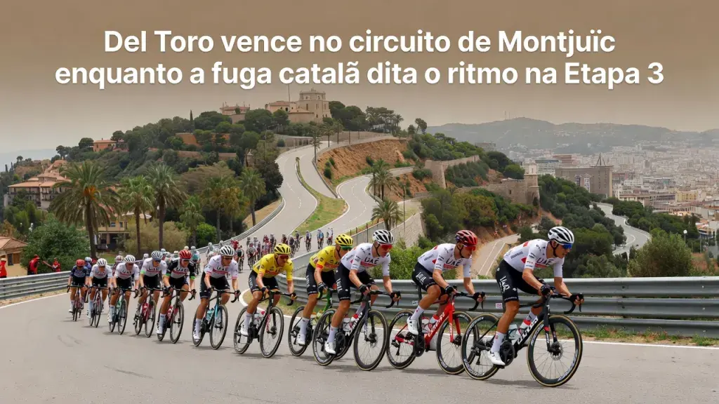 Del Toro vence no circuito de Montjuïc enquanto a fuga catalã dita o ritmo na Etapa 3